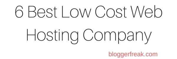 Low Cost Web Hosting