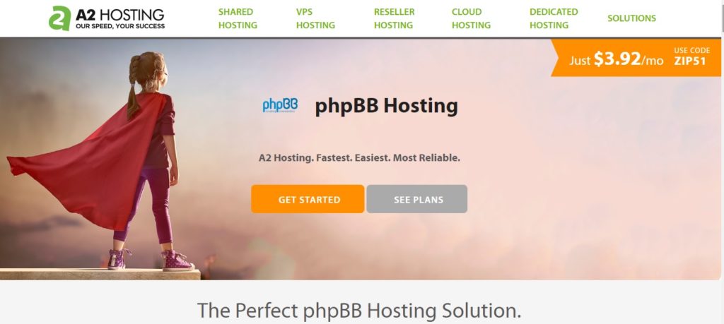 A2hosting phpBB Hosting