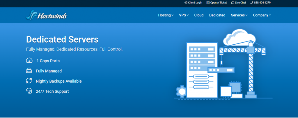 Hostwinds - Dedicated Game Server Hosting
