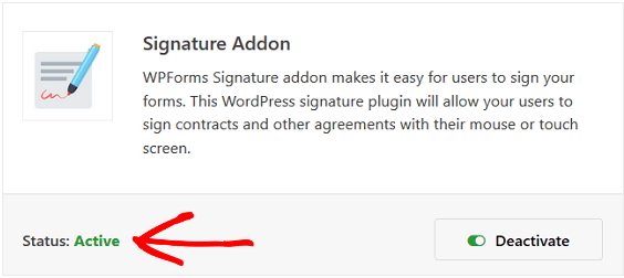 Signature Addon - WPForms