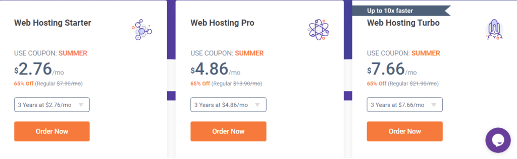 Chemicloud Hosting Plan