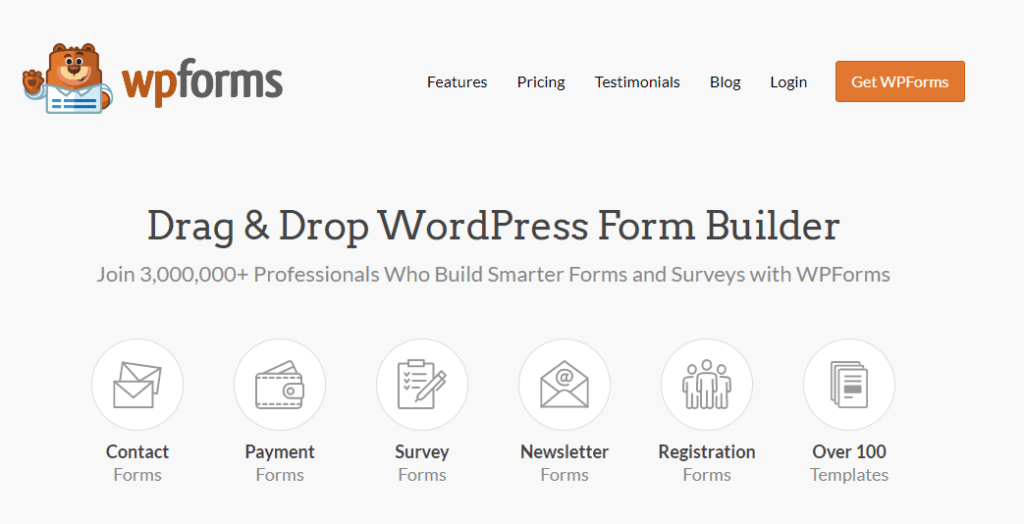 wpforms - best survey software