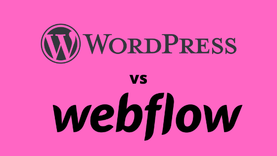 wordpress vs webflow